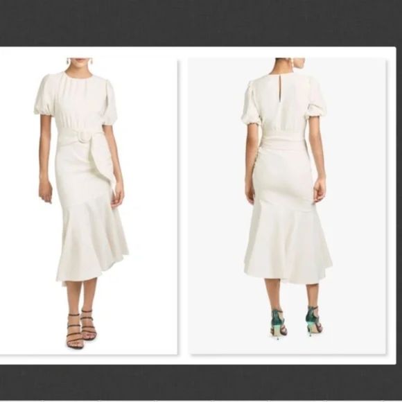 NWT Sachin & Babi Camila Short-Sleeve Crepe Dress - size 6 - Picture 9 of 14